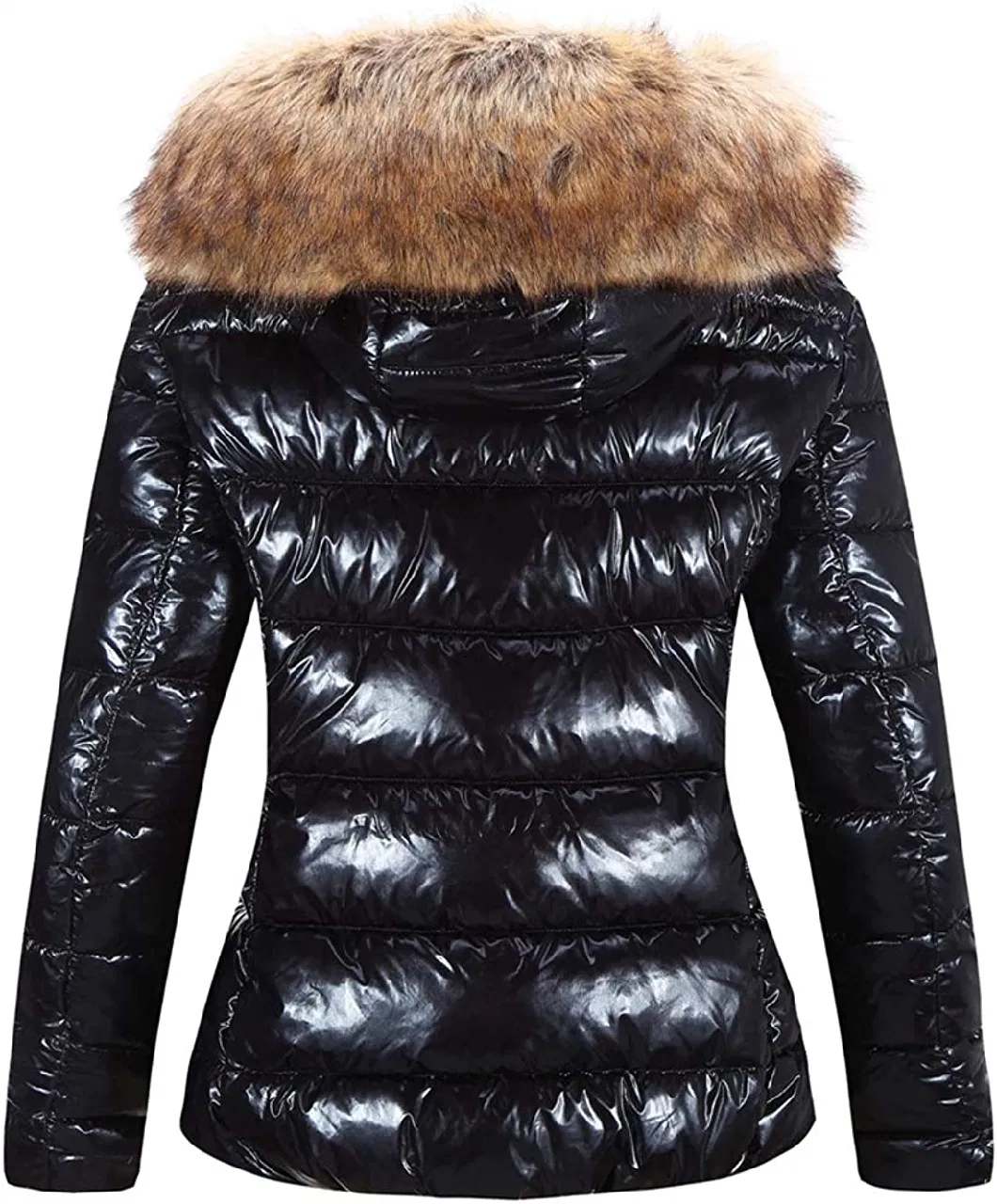 50d Skin-Feeling 100% Polyester Women′s Padded Jackets